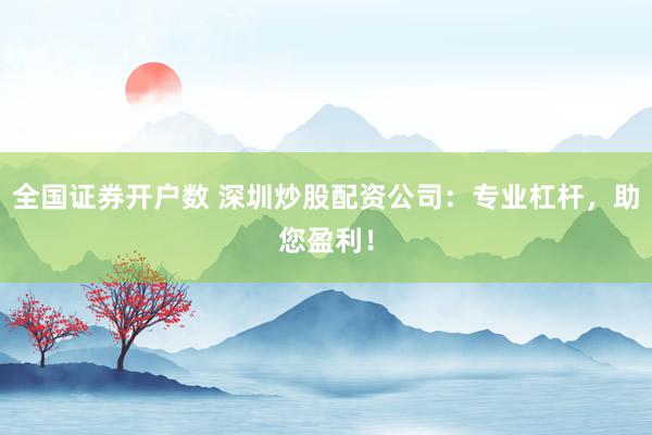 全国证券开户数 深圳炒股配资公司：专业杠杆，助您盈利！