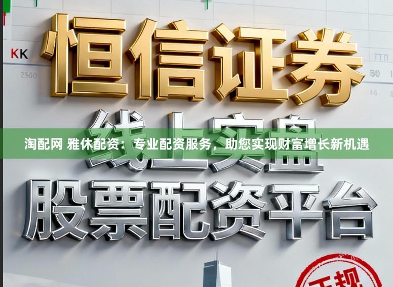 淘配网 雅休配资：专业配资服务，助您实现财富增长新机遇