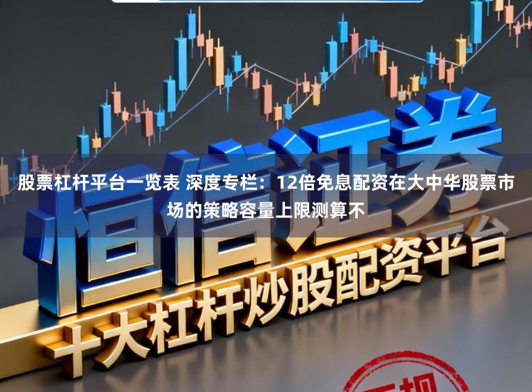 股票杠杆平台一览表 深度专栏：12倍免息配资在大中华股票市场的策略容量上限测算不
