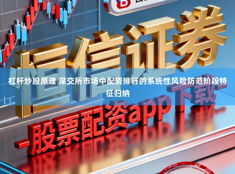 杠杆炒股原理 深交所市场中配资排行的系统性风险防范阶段特征归纳